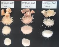 نمک دانه بندی هیمالیا .نمک صورتی خوراکی