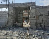 اجرای سنگ لاشه برای محوطه سازی ویلا