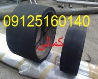 روکش لاستیکی چرخ های صنعتی توپر