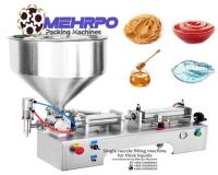 دستگاه پرکن تک نازل نیمه اتوماتیک مایعات غلیظ و رقیق