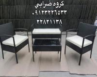 میز صندلی حصیری آتدور