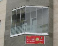 فروش بالکن شیشه ای پارس , لوکس جام بالکن , پنجره ریلی متحرک