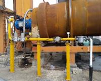 خط گاز کارخانه آسفالت 3 اینچ و 4 اینچ