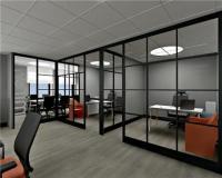 پارتیشن شیشه ی مدرن و فریم لس