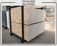 سنگ پله و زیر پله مرمریت کرم بژ