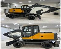 مینی بیل 7 تن لاستیکی فور یوز