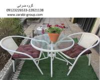میزصندلی دونفره تراس , میز صندلی بالکن