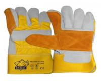 تولید دستکش کف دوبل , دستکش صنعتی ، دستکش کف چرم