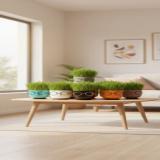 تولید کننده انواع گلدان پلاستیکی گرد مشکی + فروش عمده