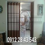 درب آکاردئونی پنجره دار کرج