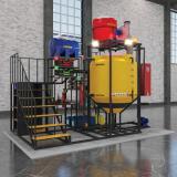 میکسر صنعتی/لیچینگ مس/میکسر اسید/همزن صنعتی/مخزن پلی ا