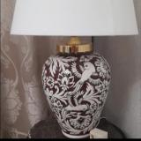 آباژورسرامیکی گل ومرغ