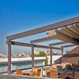 سازه پارچه ای متحرک / سقف شیشه ای متحرک و ثابت