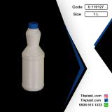 بطری یک لیتری پلاستیکی پلی اتیلن طرح سفید کننده ( وایتکس ، جرمگیر ) + درب