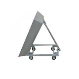 چرخدستی گاری حمل بار فولادی کمپرسی دار