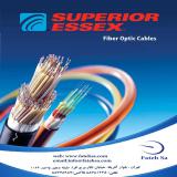 انواع فیبر نوری مارک SUPERIOR ESSEX آمریکا و Cornning core انواع کابل نوری شامل Outdoor indoor هوایی ,خاکی,van,lan سینگل مد و مولتی مد