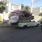 وانت بار در قزوین حمل اثاثیه با کارگر