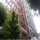 اسکلت فلزی پیچ و مهره , سقف کامپوزیت عرشه فولادی