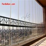 شیشه بالکن پارس- لوکس جام بالکن