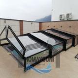 سقف متحرک استخر سقف متحرک المینیومی در سهیلیه