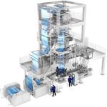 فروش ساخت ماشین الات تولید نایلون و نایلکس و خط کامل تولید فیل