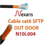 کابل شبکه اوت دور نگزنس Cat6 SFTP دبل جکت- تست فلوک