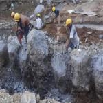 تخریب بتن سرشمع