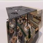 طراحی - اجرای باغ رستوران