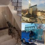 حمل بار نیسان خرکدار شیشه سکوریت سنگ اسلب کارگرخالی