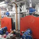 شوفاژ استخر چیلر مشعل پمپ