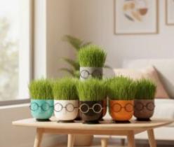 تولید کننده انواع گلدان پلاستیکی گرد مشکی + فروش عمده