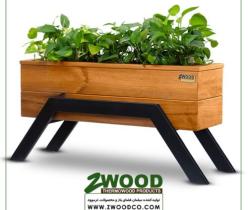 ساخت فلاور باکس – فلاور باکس چوبی – گلدان چوبی-گلدان چوبی شی