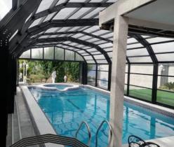 سقف متحرک استخر سقف متحرک المینیومی در ملارد