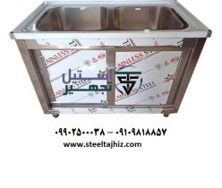 سینک استیل زیر کابینتی رستورانی