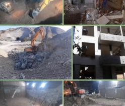 تخریب ، خرید ضایعات و آهن آلات ، خاکبرداری و گودبرداری